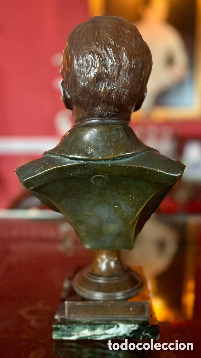 Arte: Busto de Louis Pasteur - Foto 3