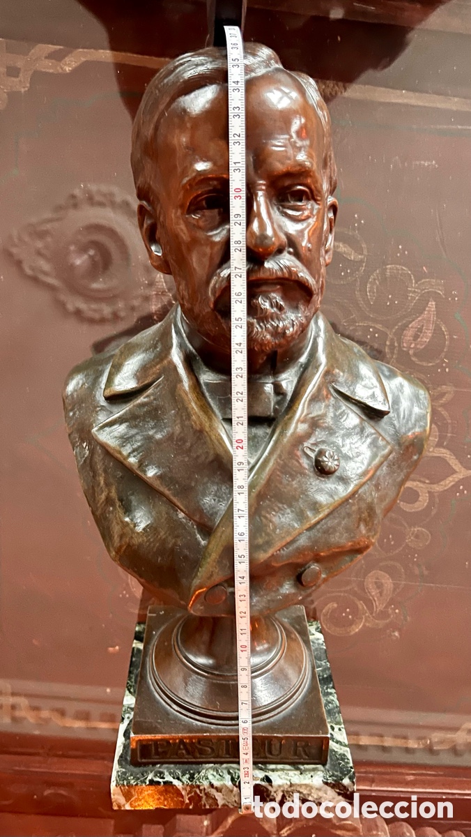 Arte: Busto de Louis Pasteur - Foto 7