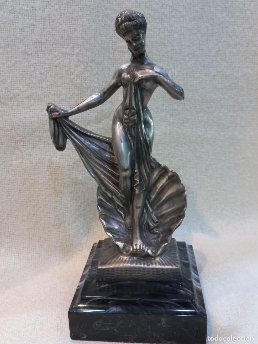 Arte: FIGURA &uml;VENUS-AFRODITA&uml; esta&ntilde;o y m&aacute;rmol (27cm) - Foto 1