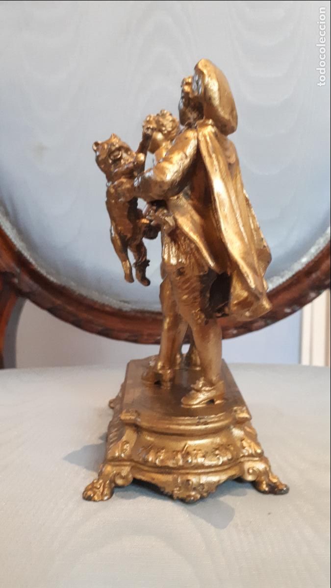 Arte: FIGURA DE ESTA&Ntilde;O DORADO . S. XIX. - Foto 5