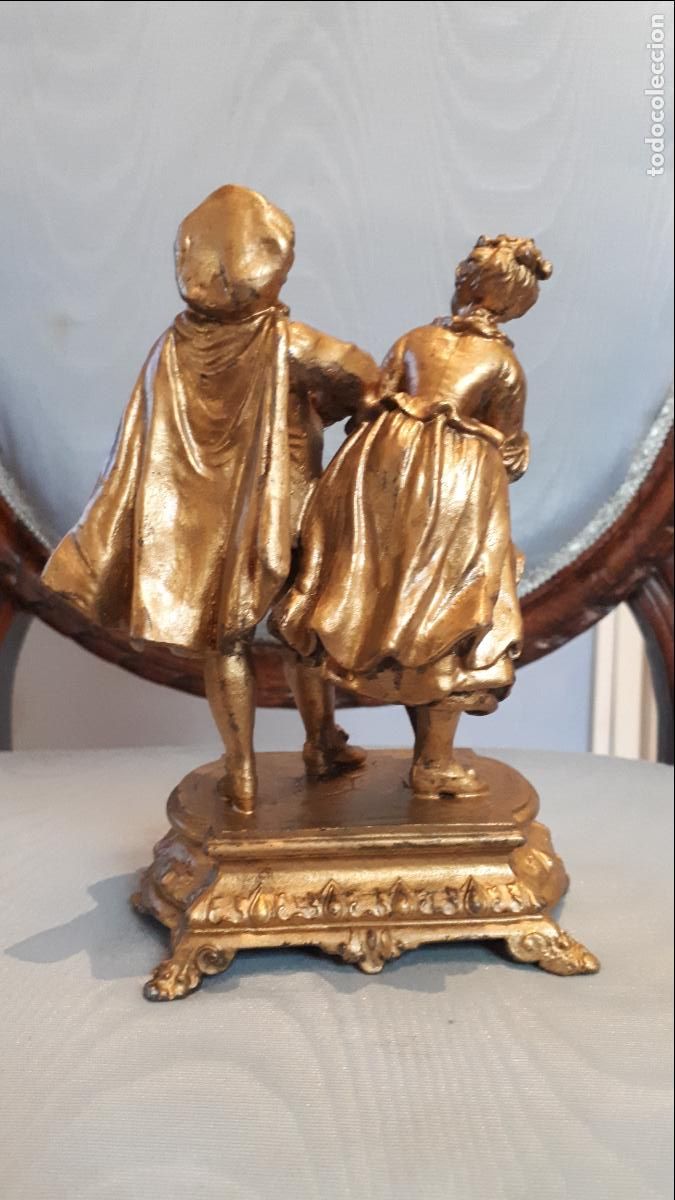 Arte: FIGURA DE ESTA&Ntilde;O DORADO . S. XIX. - Foto 6