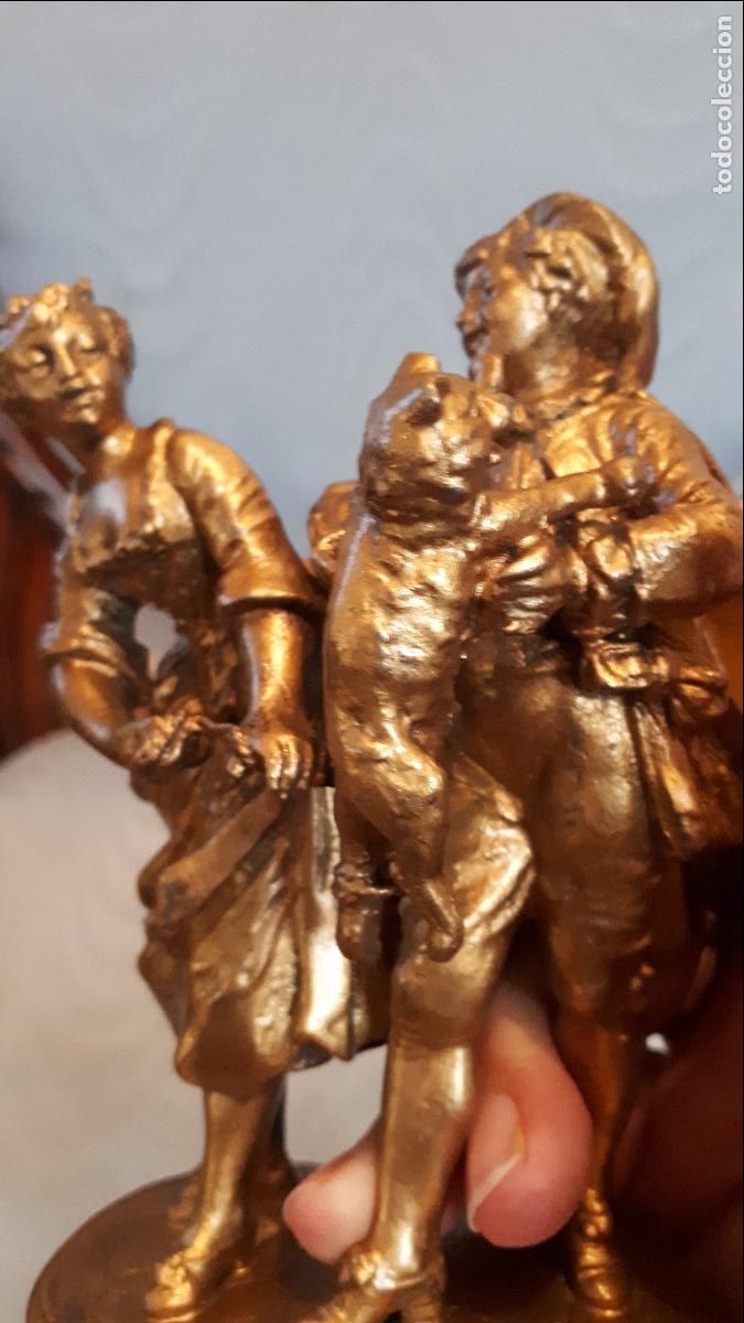 Arte: FIGURA DE ESTA&Ntilde;O DORADO . S. XIX. - Foto 9