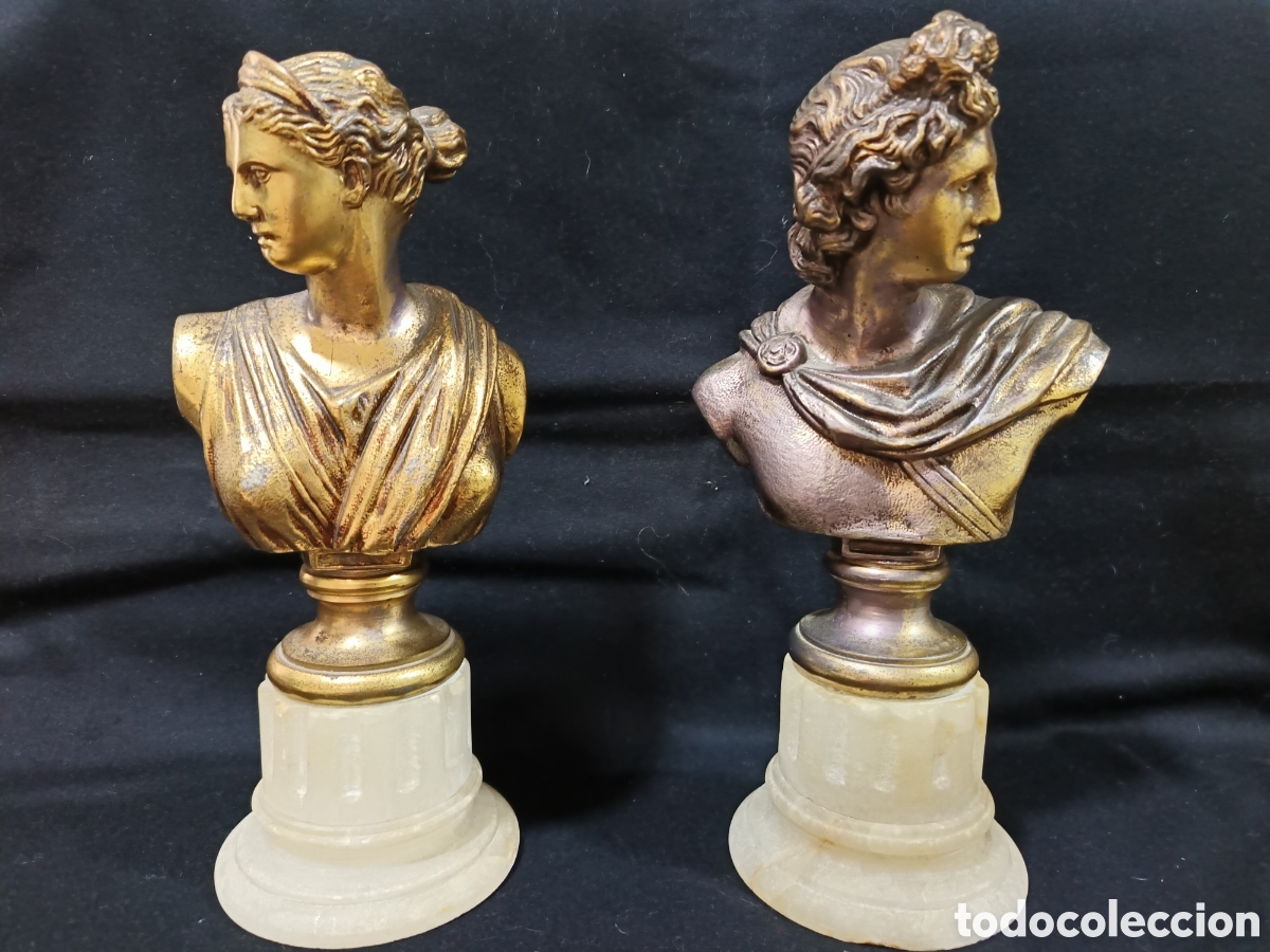 Arte: BUSTO DE APOLO Y ARTEMISA - Foto 1