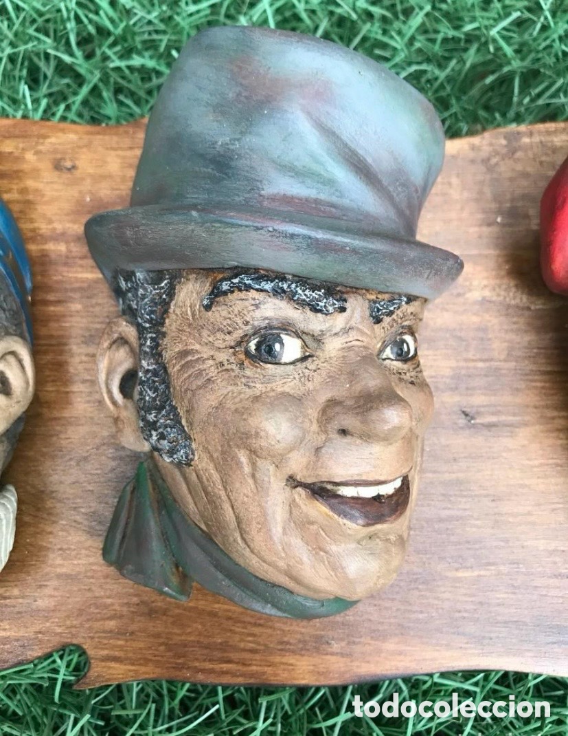 Arte: Figuras de rostros pintado a mano - Foto 2