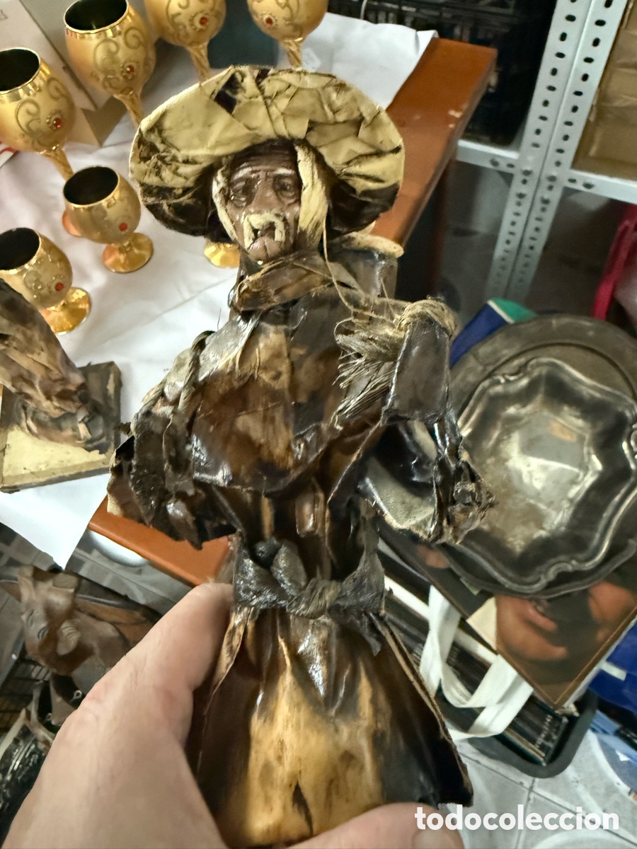 Arte: Lote de 2 figuras echas con semillas - Foto 8