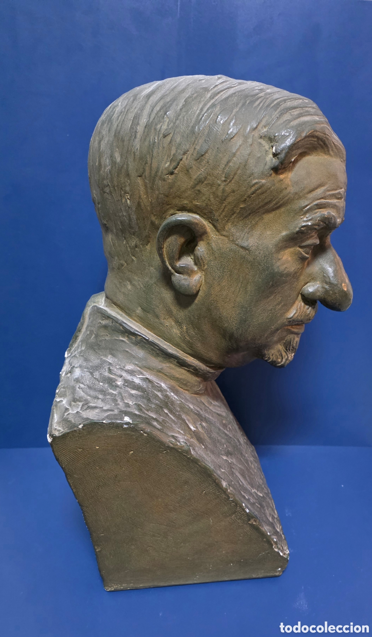 Arte: Busto obra de Juan Modrego Garc&eacute;s en estuco - Foto 2