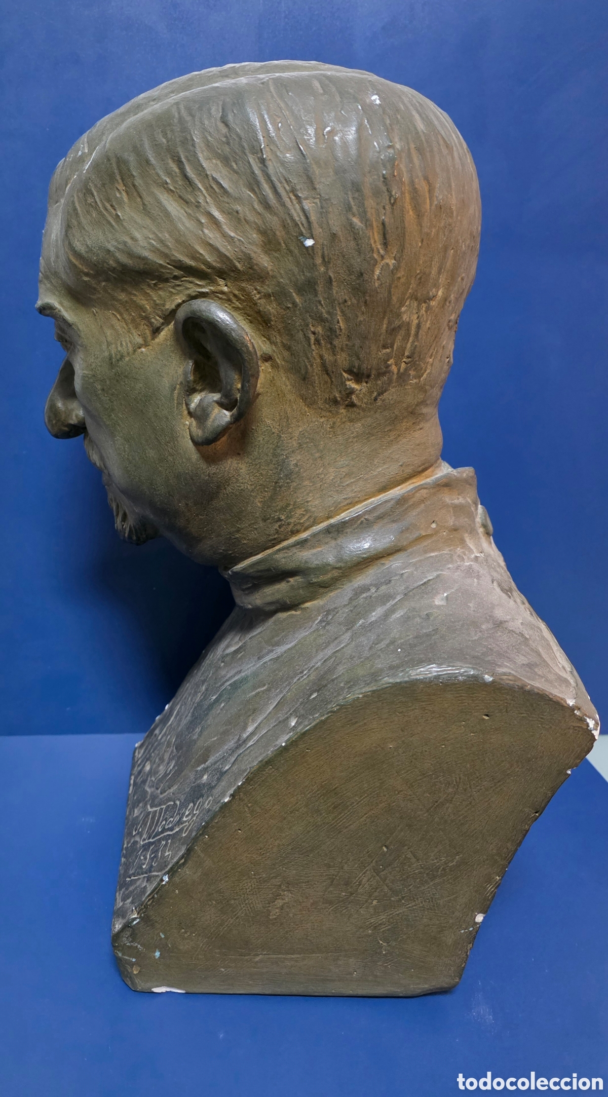 Arte: Busto obra de Juan Modrego Garc&eacute;s en estuco - Foto 4