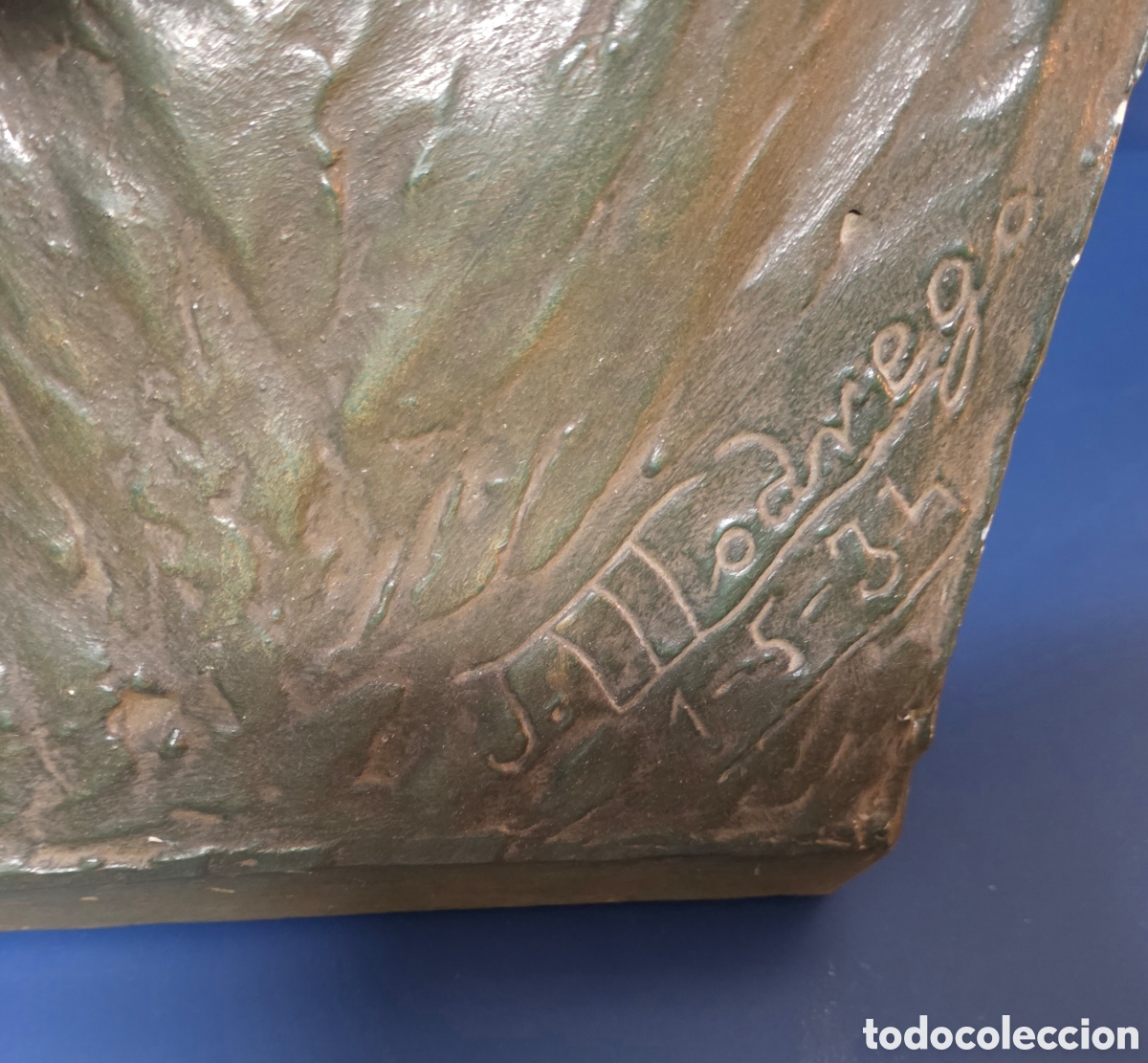 Arte: Busto obra de Juan Modrego Garc&eacute;s en estuco - Foto 6