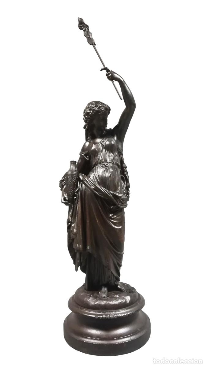 Arte: FIGURA DE CALAMINA DE UNA DAMA - Foto 17