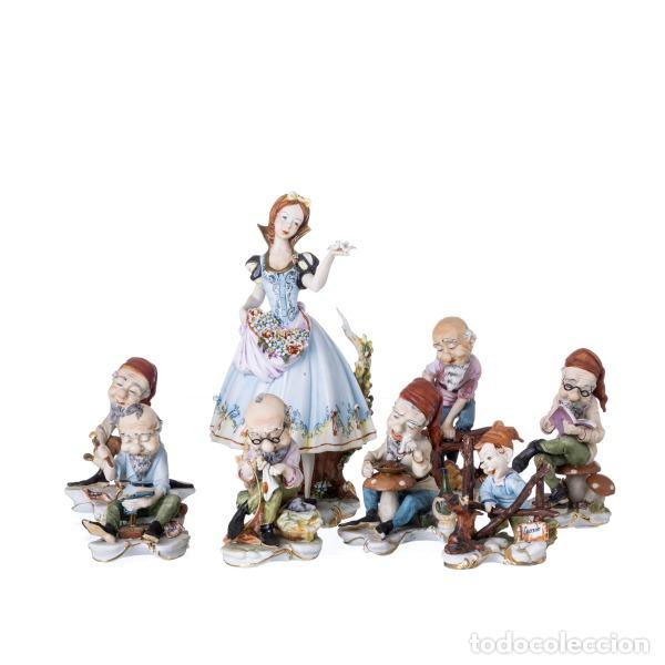 Arte: Porcelana - Blancanieves y los siete enanitos