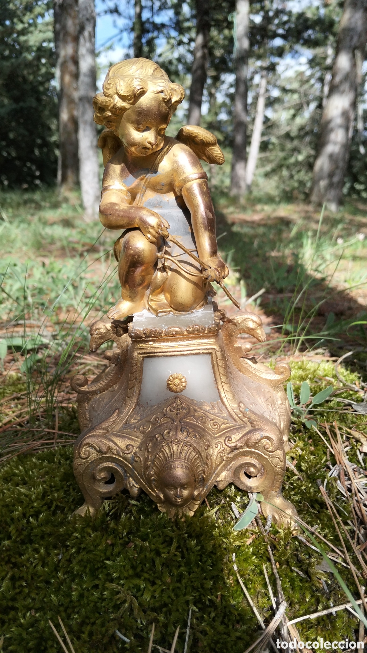 Arte: Escultura en cobre de cupido