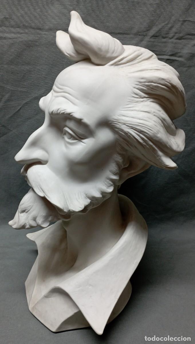 Arte: Don Quijote de la Mancha. M&aacute;rmol moldeado.Rex. - Foto 2