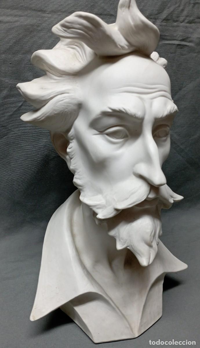 Arte: Don Quijote de la Mancha. M&aacute;rmol moldeado.Rex. - Foto 5