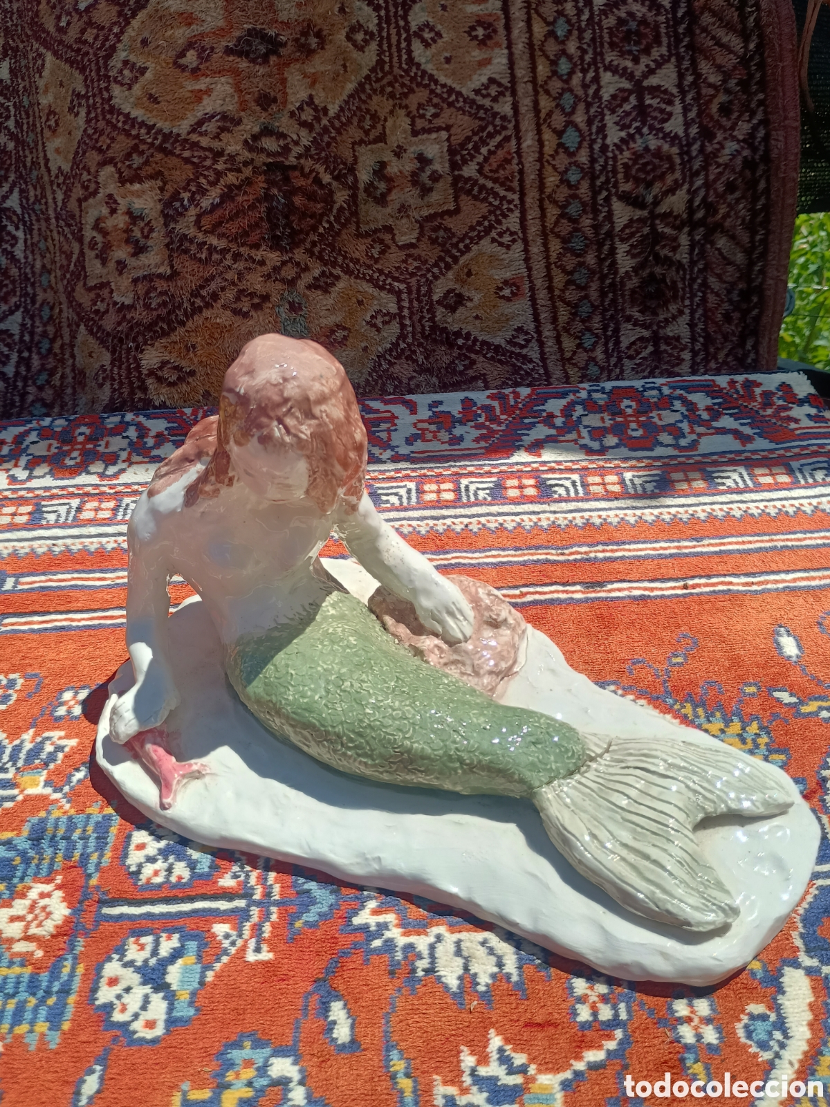 Arte: Escultura mujer sirena - Foto 1