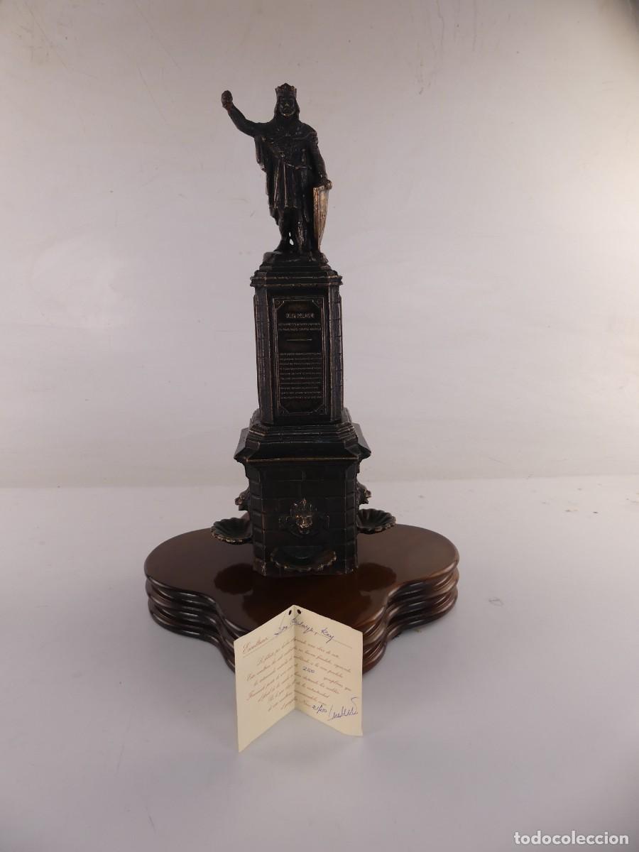 Arte: FIGURA DE REY DON PELAYO EDICION LIMITADA NUMERO 21 DE 250 ESCULTOR JOSE LUELMO
