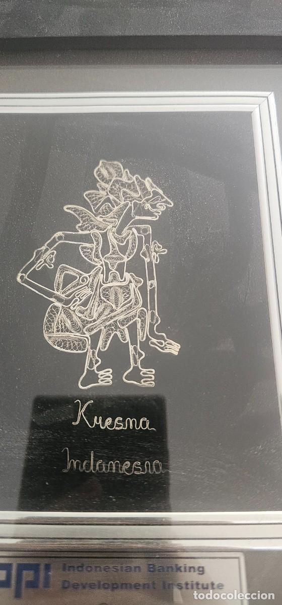 Arte: Figura plata indonesia cuadro - Foto 1
