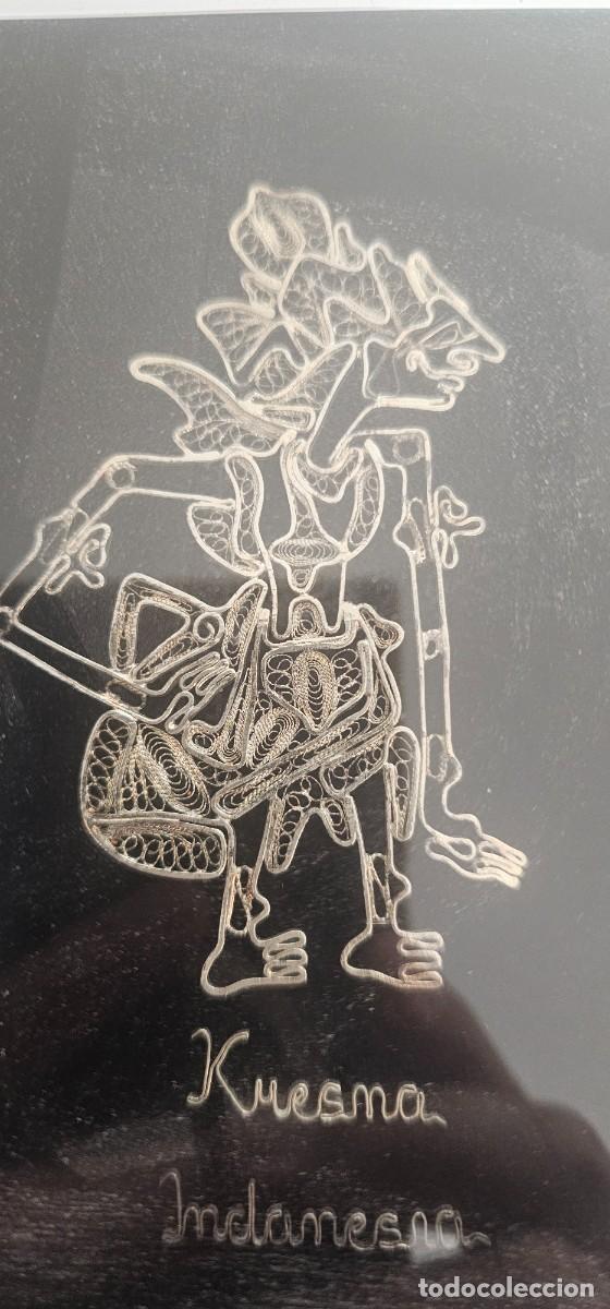 Arte: Figura plata indonesia cuadro - Foto 3