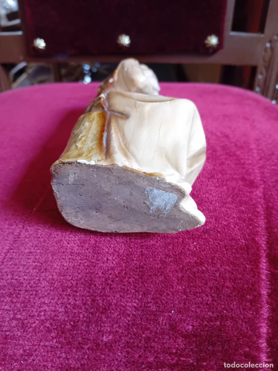 Arte: Virgen d&eacute;cada de los 70/80 realizada en yeso - Foto 5