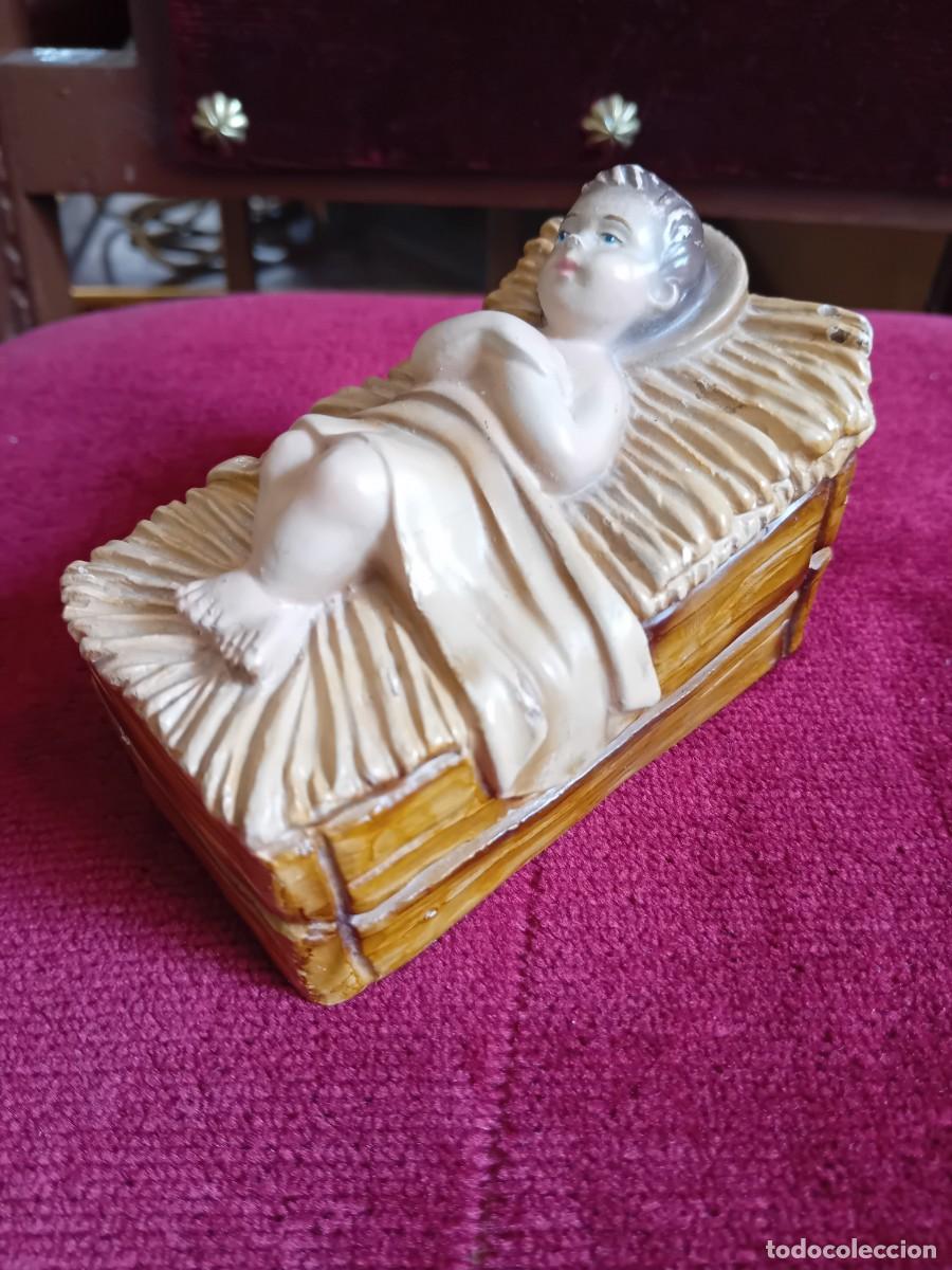 Arte: Ni&ntilde;o Jes&uacute;s realizado en yeso d&eacute;cada de los 70/80