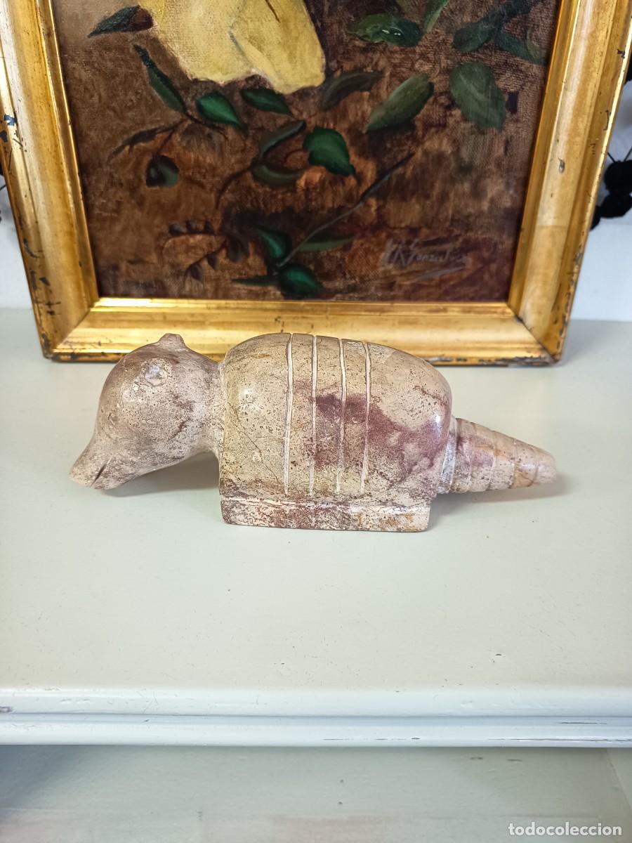 Arte: Escultura m&aacute;rmol Armadillo - Foto 1