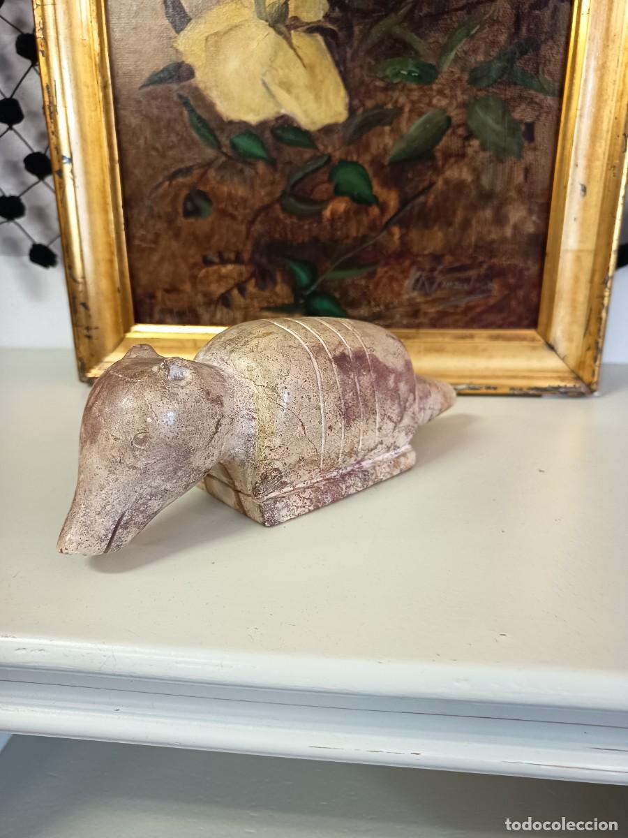 Arte: Escultura m&aacute;rmol Armadillo - Foto 2