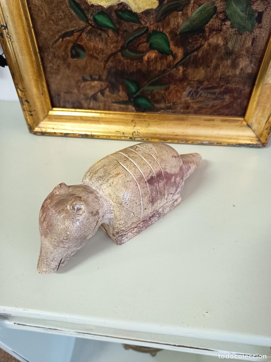 Arte: Escultura m&aacute;rmol Armadillo - Foto 3