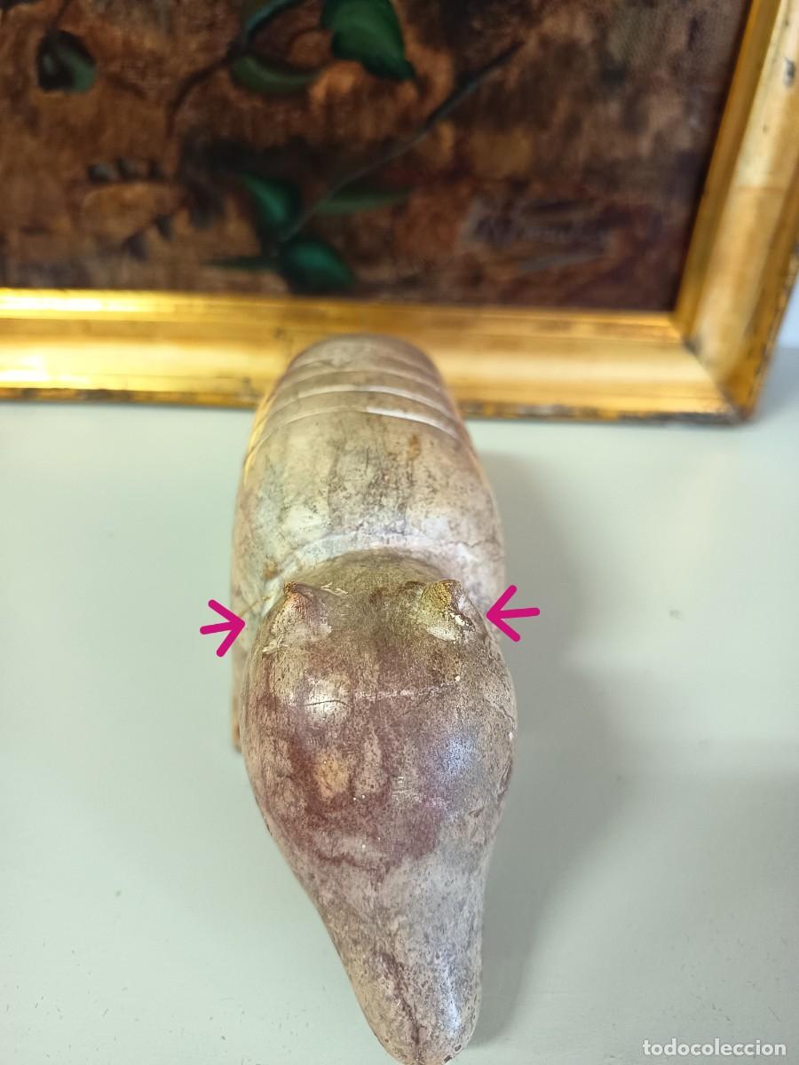 Arte: Escultura m&aacute;rmol Armadillo - Foto 10