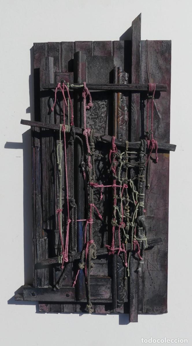 Arte: ESCULTURA MURAL DE JOSE SANZ SALA ( SOLO RECOGIDA )