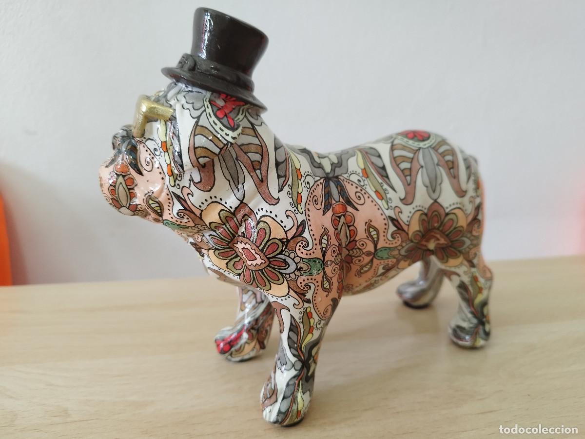Arte: Figura decorativa perro con sombrero de copa - Foto 2