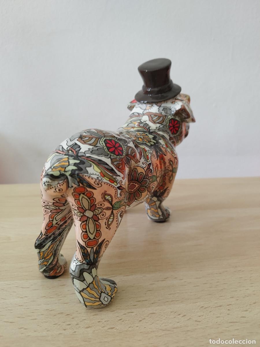 Arte: Figura decorativa perro con sombrero de copa - Foto 4