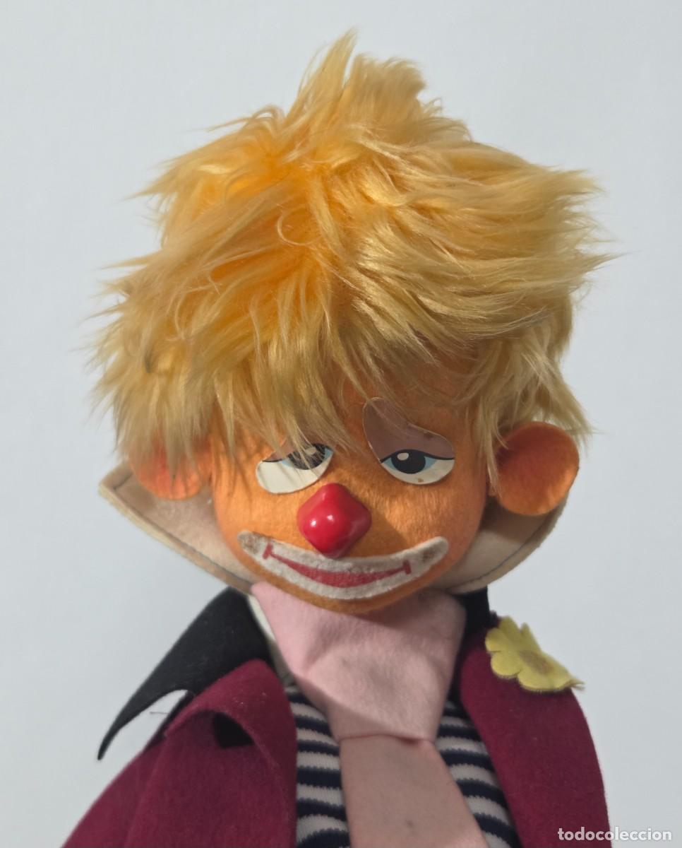 Arte: Gran figura de payaso en fieltro - Foto 4