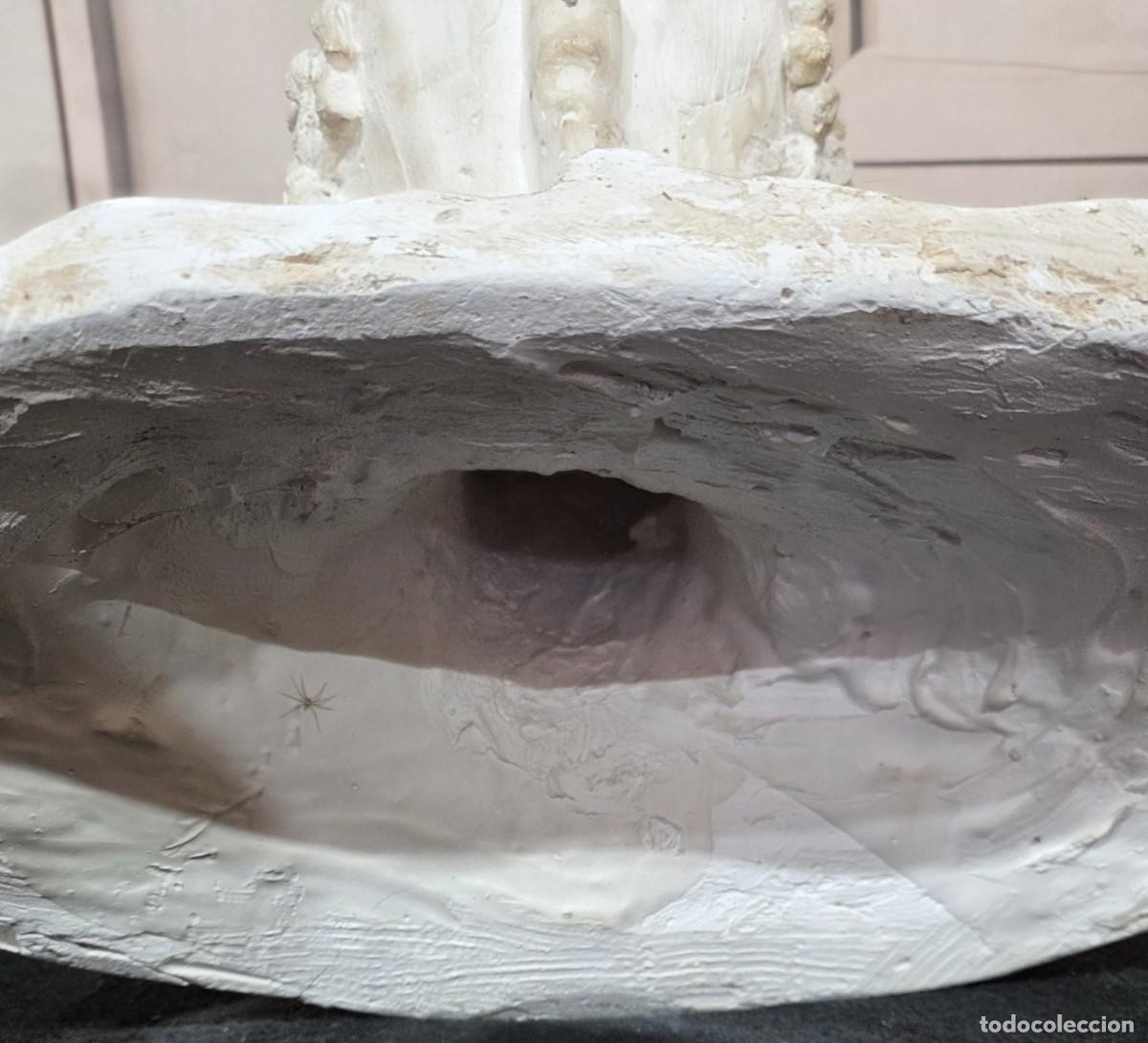 Arte: Escultura busto de yeso - Foto 4