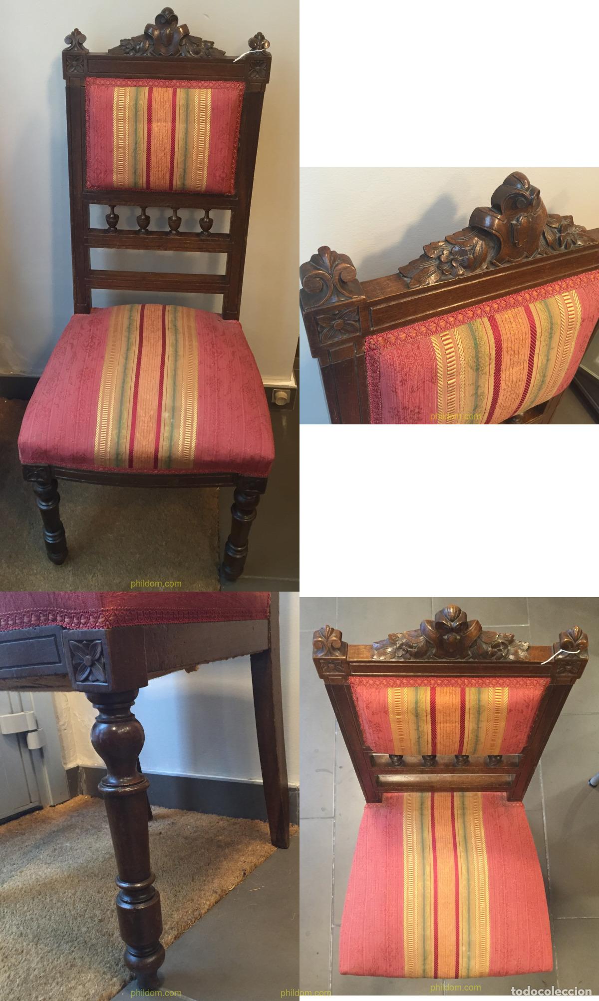 Arte: SILLA ANTIGUA DE TALLA SIGLO XX 1945
