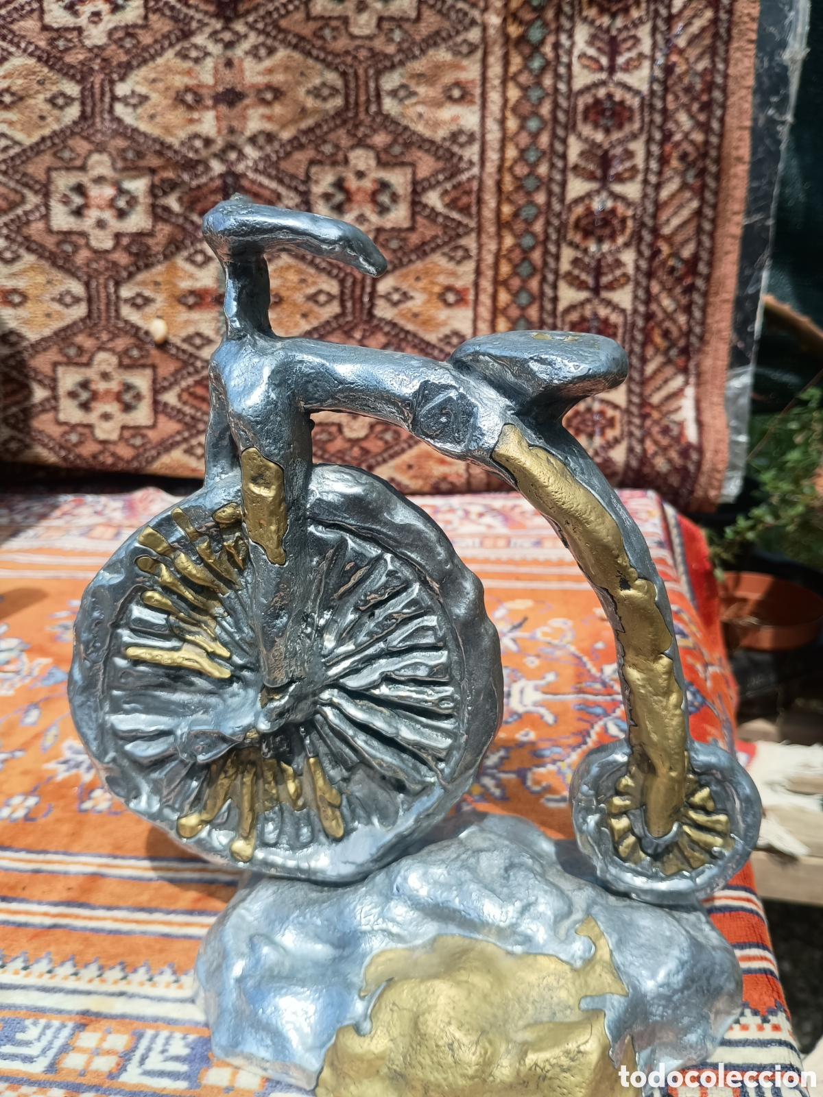 Arte: Escultura David Marshall bicicleta - Foto 2