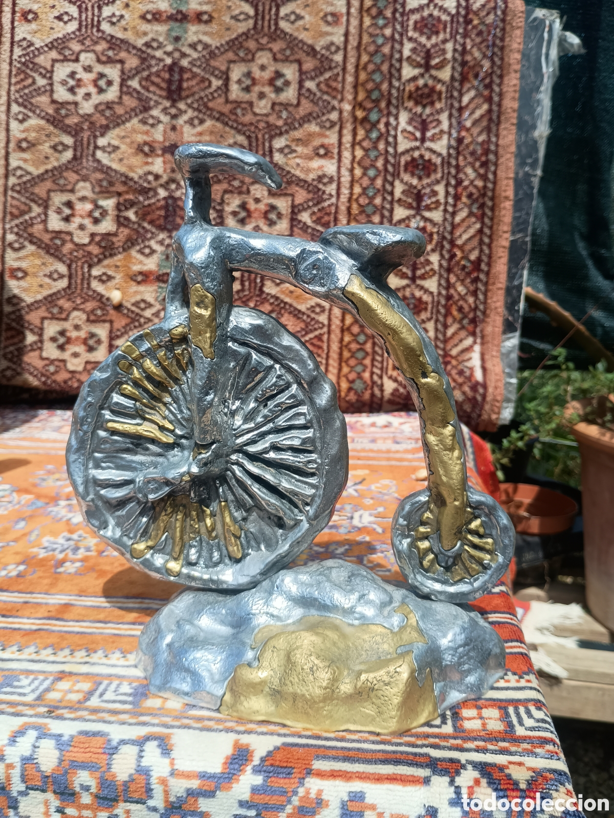Arte: Escultura David Marshall bicicleta - Foto 4