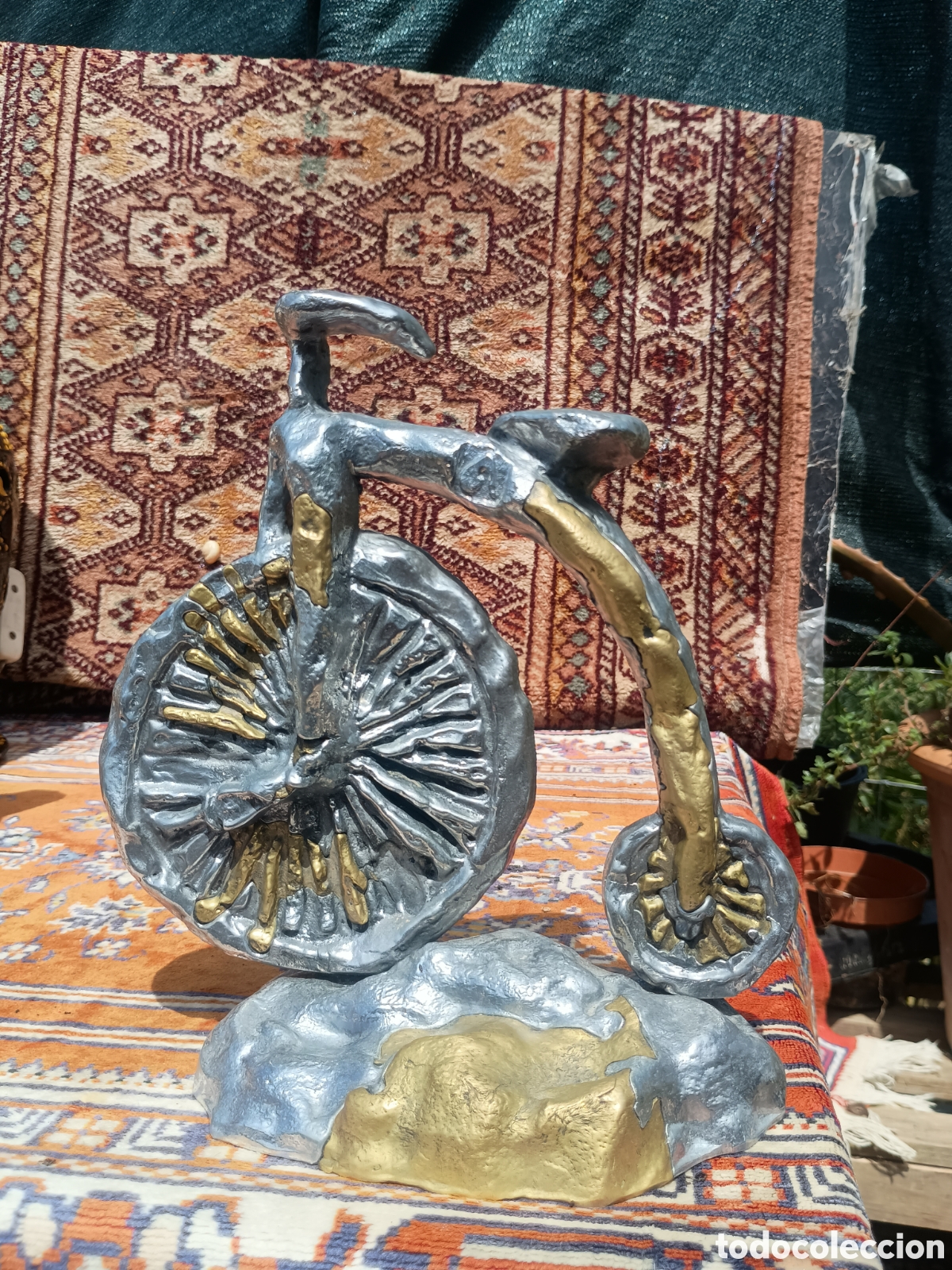 Arte: Escultura David Marshall bicicleta - Foto 1