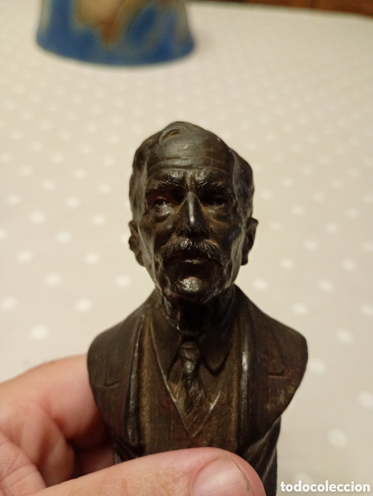 Arte: Bust president de la Generalitat de Catalunya, Rep&uacute;blica- Francesc Maci&agrave; -(F. Masvidal) Estat catal&agrave;