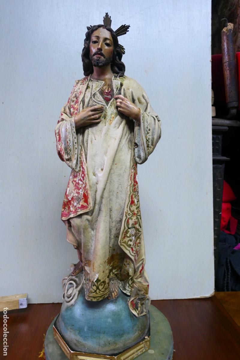 Arte: Sagrado coraz&oacute;n de Jes&uacute;s. Imagen religiosa Olot