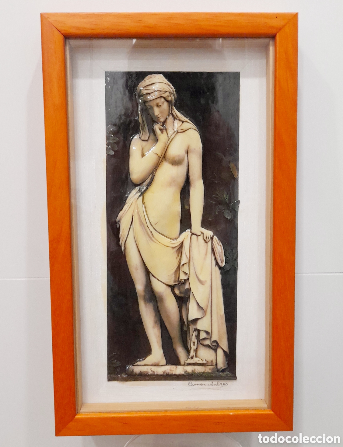 Arte: Cuadro Relieve 3D La Esclava Carmen Andr&eacute;s Melero
