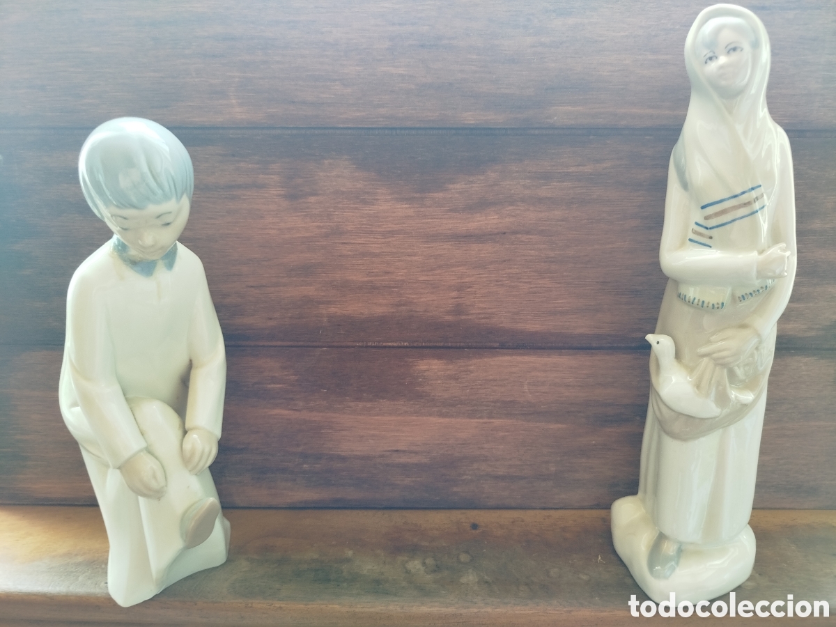 Arte: Pack 2 Figuras Porcelana Vintage (Rex y Tito)