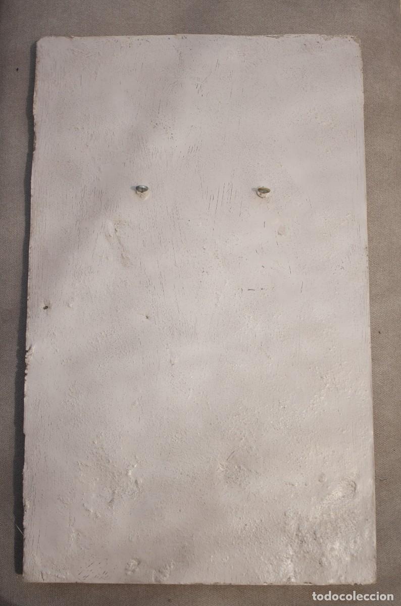 Arte: Relieve con flores. Bajorrelieve. Decoraci&oacute;n de pared. - Foto 4