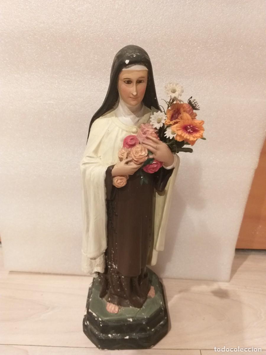Arte: escultura de sta teresa del ni&ntilde;o jesus