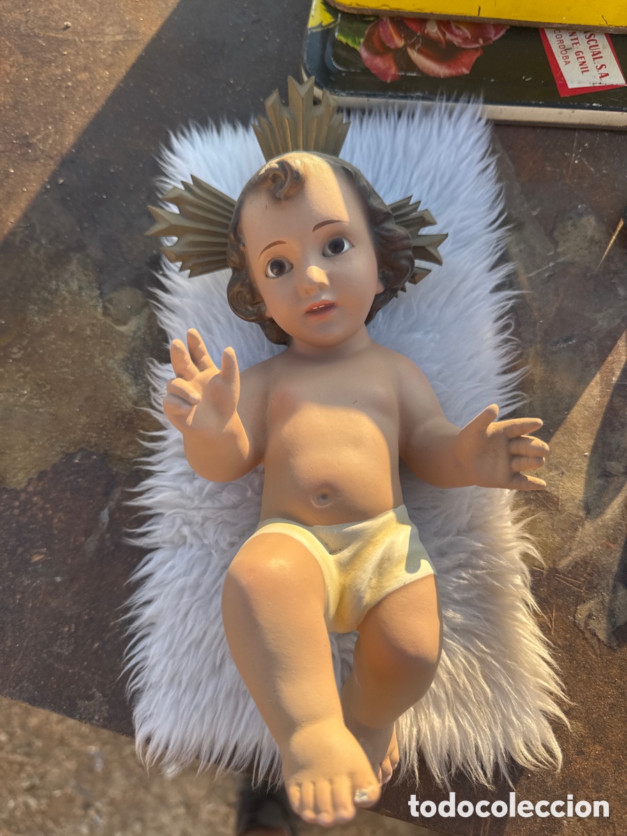 Arte: NI&Ntilde;O JES&Uacute;S ACOSTADO - 25 CM