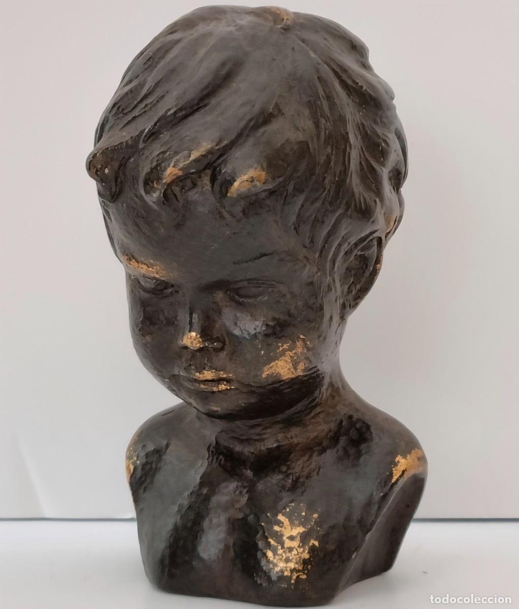 Arte: Escultura Busto Infantil de principios del XX