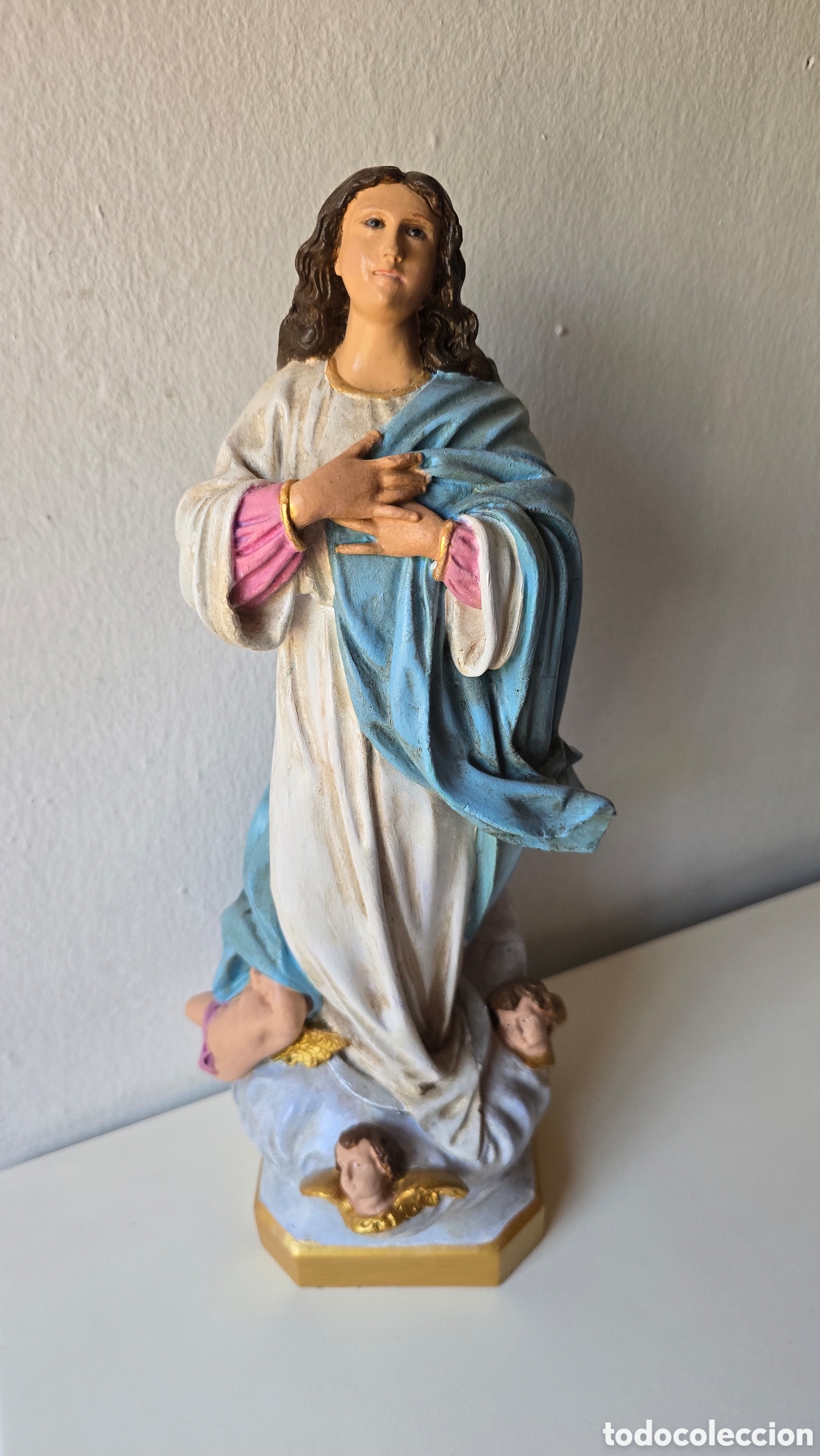 Kunst: Olot virgen Inmaculada Concepci&oacute;n (a&ntilde;os 60 ) 43 cm