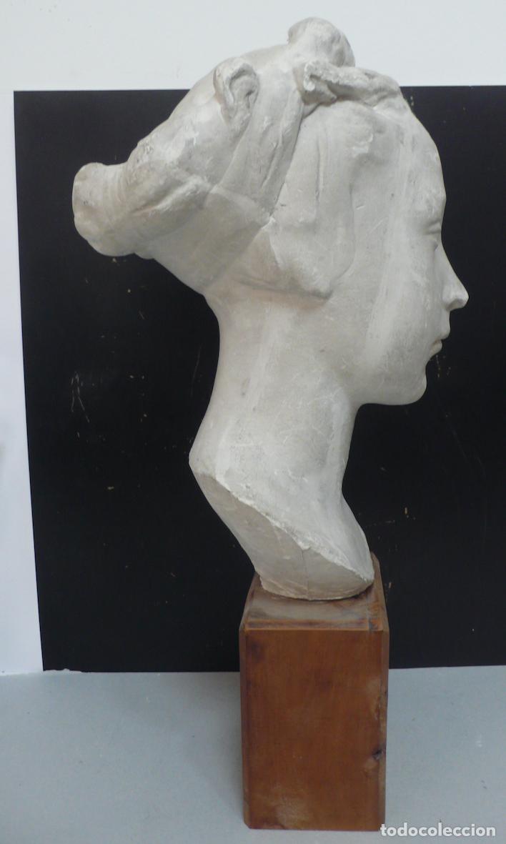 Arte: ESCULTURA BUSTO DE ESCAYOLA - Foto 3