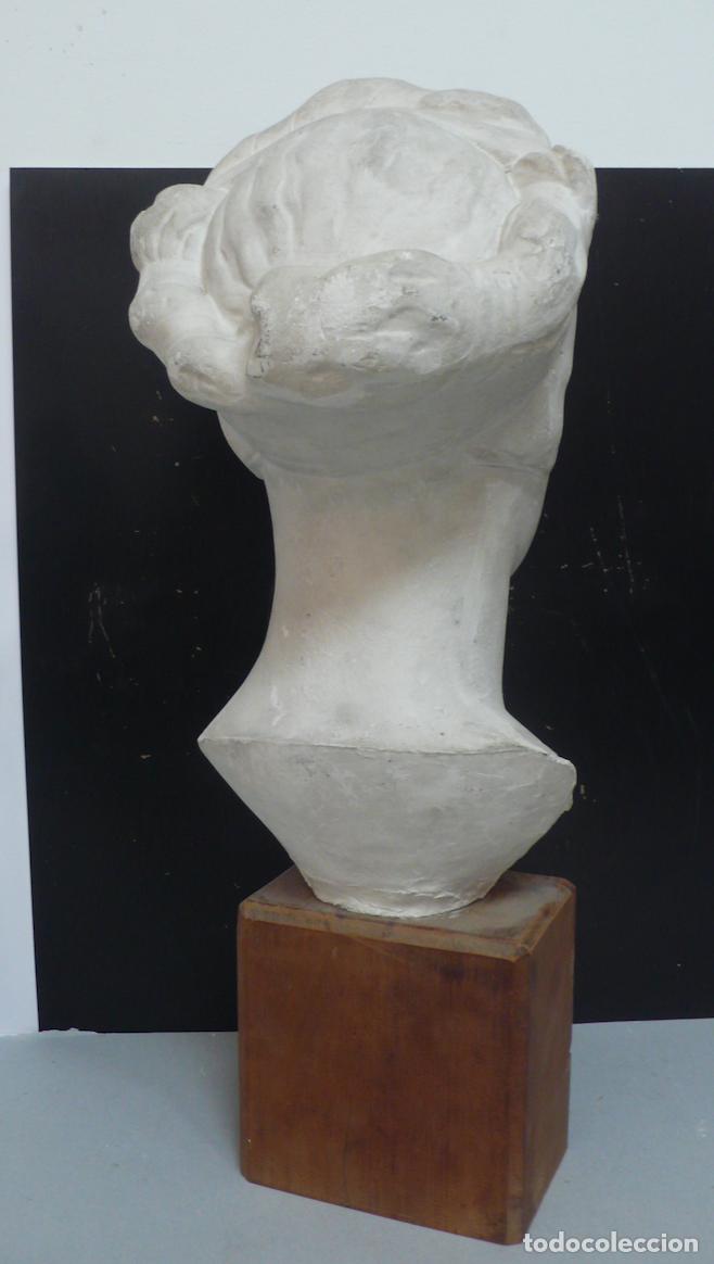 Arte: ESCULTURA BUSTO DE ESCAYOLA - Foto 4
