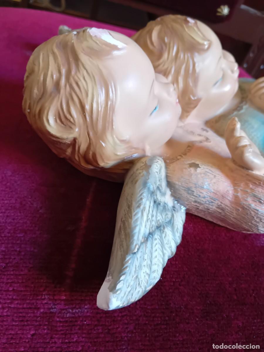 Arte: Ni&ntilde;o con &Aacute;ngel de la guarda d&eacute;cada de los 40 - Foto 5