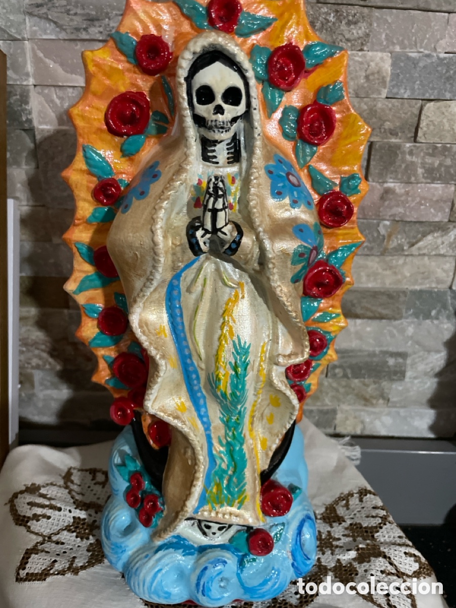 Arte: La a santa Muerte mexicana alegor&iacute;a d&iacute;a de los muertos para su altar home