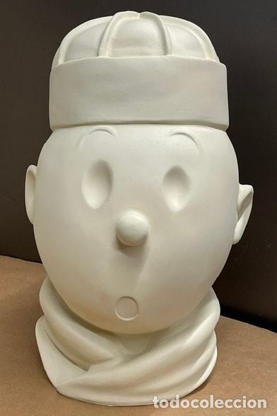 Arte: Figura busto de tintin con gorro - Foto 2